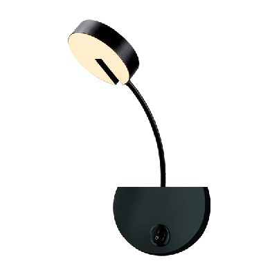 SENSO LED АПЛИК 8.5W 3000K ЧЕРЕН МАТ