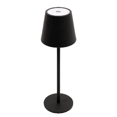 ZARA DIMMABLE TABLE LAMP 3W WITH BATTERY IP44, BLACK