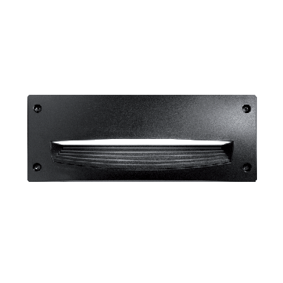 LETI 300HS RECESSED WALL LAMP 1XE27 IP66 BLACK