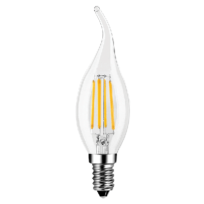 DIMM. LED VINTAGE FLAME 5W E14 2800-3200K SM. GLASS
