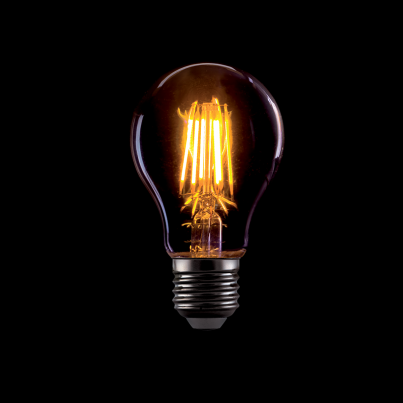DIMM. LED VINTAGE A60 8W E27 2800-3200K SM. GLASS