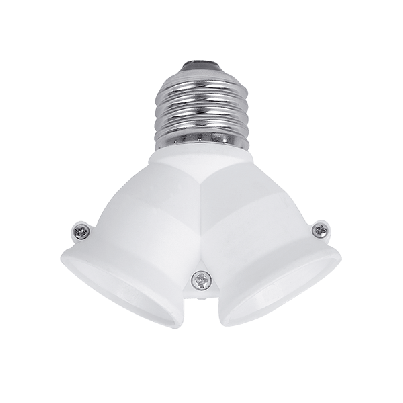 Lamp adaptor E27 to 2XE27