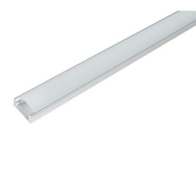 Aluminum Profile for LED strip ELM718/1 1M Surface mounting Matt Reflector