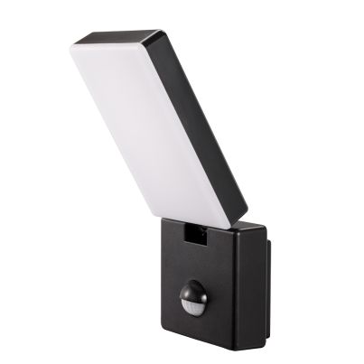 ST56B LED LAMP WITH SENSOR 140° 15W IP65 BLACK