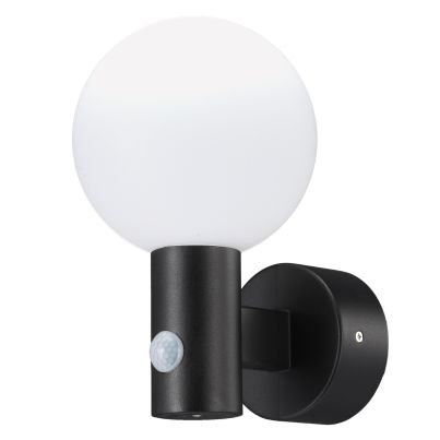 ST113 LED LAMP WITH SENSOR 140° 15W IP65 BLACK