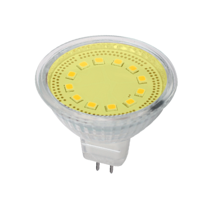 LED20 MR16-ЖЪЛТО,1.5W,12V