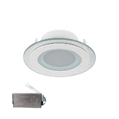 LED ПАНЕЛ КРЪГЪЛ СЪС СТЪКЛО 18W 4000K+ АВ