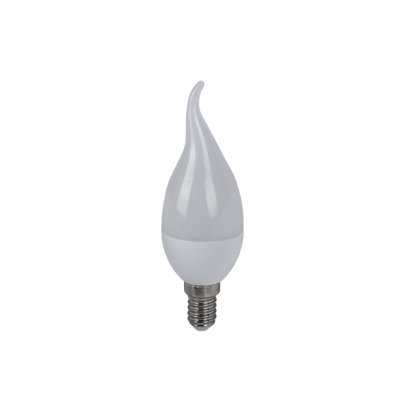 LED BULB FLAME E14 6W 6400K