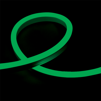 LED Neon Flex 24V 12W/m IP65 Dim. Green