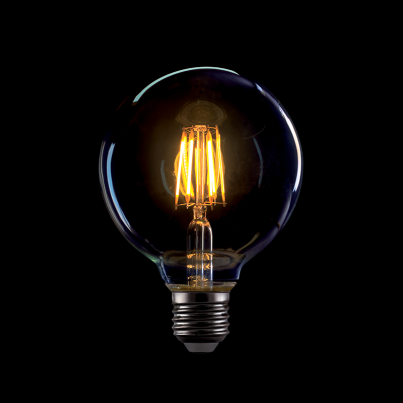 LED Lamp VINTAGE G80 8W 2700K Dimmable