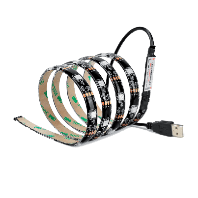 LED Strip 5050 USB 5V 12W/m RGB IP20 3M