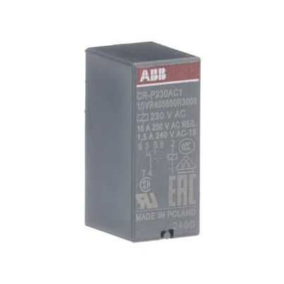 Щепселно реле ABB CR-P230AC1, 16A/230VAC, 1NO