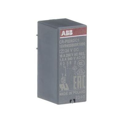 Щепселно реле ABB CR-P024DC1, 16A/24VDC ,1NO