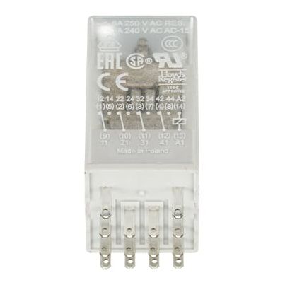 Щепселно реле ABB CR-M024AC4, 6A/24VAC, 4NO