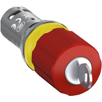 ABB АВАРИЕН СТОП С КЛЮЧ CE3К1-10R-11 230V 1NO/1NC