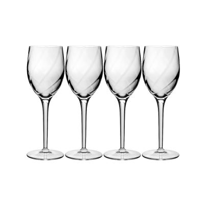 Red wine glasses CANALETTO 275ml 4pcs. clear