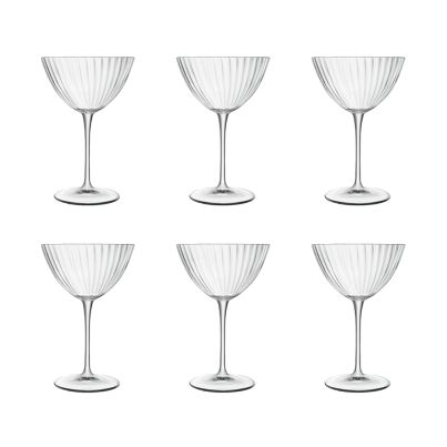 Martini glasses SPEAKEASIES 220ml 6pcs. clear