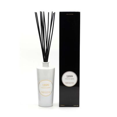 Cereria Molla Prem reed diffuser Tobacco & Amber 100ml White