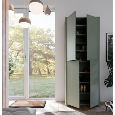 Shoe wardrobe FIVETEEN, 74.5/191.9 cm, Sage