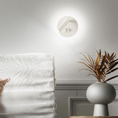 SELLA LED Wall Lamp 6+3W 3000К D130mm White