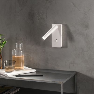 TELESCOPE LED Wall Lamp 3W 3000K 70X170mm White