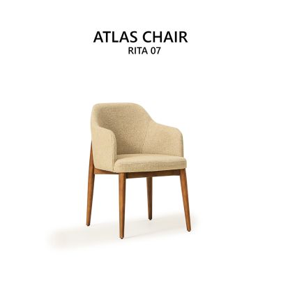 Chair ATLAS light brown/RITA 07
