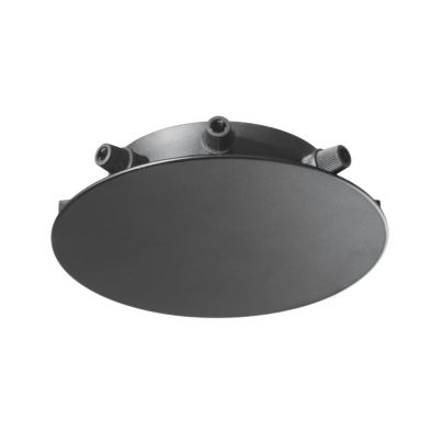 Кръгла основа с 8 отвора ONDALUCE BASE NERO, 3,5х18 см, черна