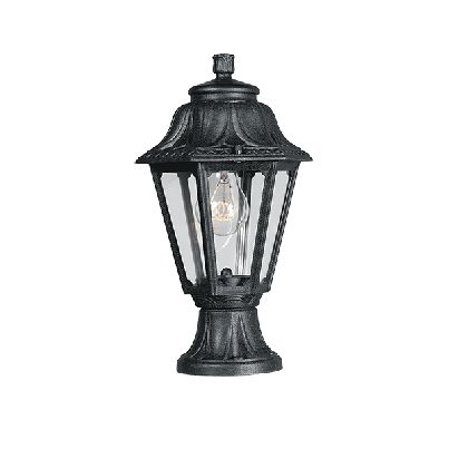 ANNA 120 lantern stand 1xE27 black Ground mounting