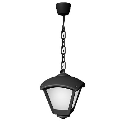 DARIO 250 Garden hanging lamp 1xE27 IP55 black