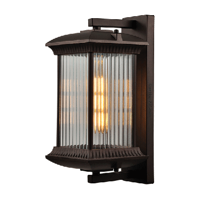 ALAN Garden wall lamp black, IP54