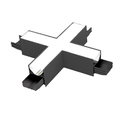 X-Connector 15W 3000K Black For Surface LED Profiles