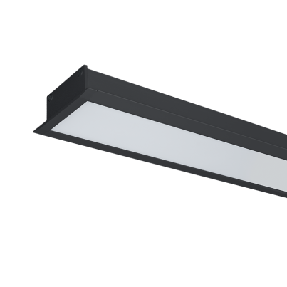 LED ПРОФИЛ ЗА ВГРАЖДАНЕ S36 18W 4000K ЧЕРЕН