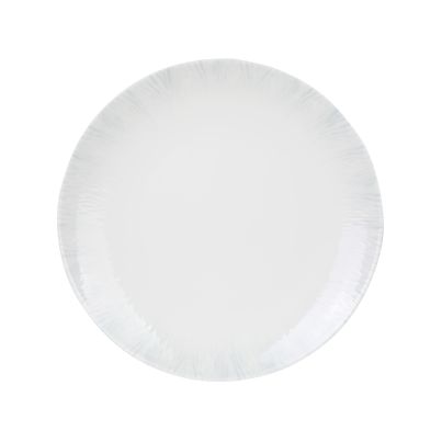 Flat plate KRATOS DUNE 27cm white Porcelain