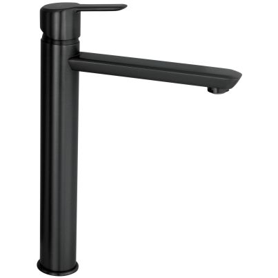 ARNIKA Basin Mixer with Raised Body, NERO