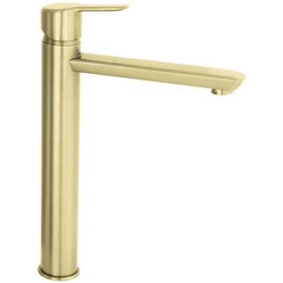 ARNIKA Basin Mixer with Raised Body, Matte Gold