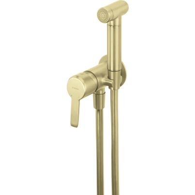 ARNIKA Concealed Bidet Mixer/Hand Shower, Matte Gold