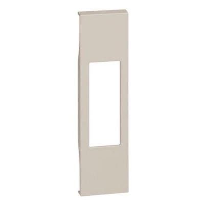 Лицев панел за ключ за бойлер LEGRAND Living Now, 1 модул, кремав