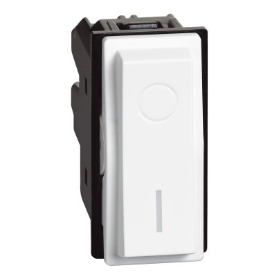 Ключ за бойлер LEGRAND Living Now, 1 модул, 16AX, 250V, бял