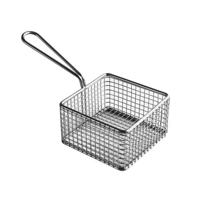 Squared fry basket 10x10cm