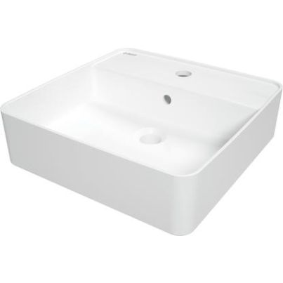 Square Basin with Tap Hole, 420 mm