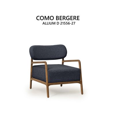 Wing chair COMO dark blue/ALLIUM D 21556- 27