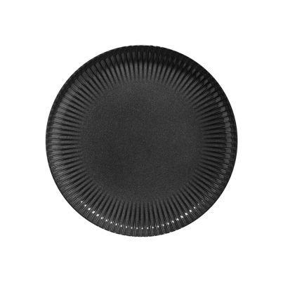 Flat plate CREST 24cm anthracite