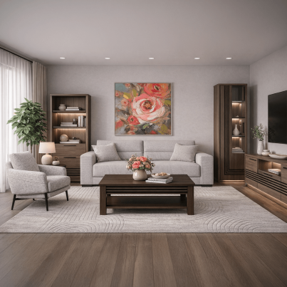 Готов проект за дневна зона LOUIS