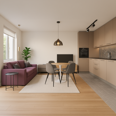 Готов проект за дневна зона BLOOM