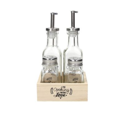Oil Vinegar Salt & Pepper Set TOGNANA DOLCE CASA