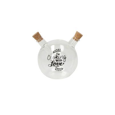 Oil Vinegar Glass Bottle TOGNANA DOLCE CASA, 410ml/60ml