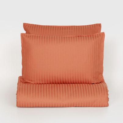 Двоен комплект спално бельо DILIOS Севиля Лукс, 3 части, оранжев