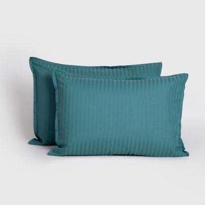 Set of Pillowcases DILIOS Seville Lux, 50/70 cm, 100% Cotton, Blue Stripe, 2 pcs