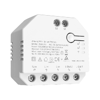 DUALR3-195009 2-КАНАЛЕН WI-FI СМАРТ КЛЮЧ