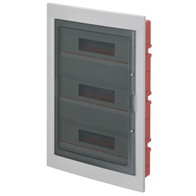 EC630 FLUSH MOUNT. ENCLOSURE 54 MOD. (3X18) WHITE, SHOCK RESISTANT